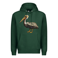 Sports Green louisiana state bird pelican Premium Hoodie - BarkalooDesign