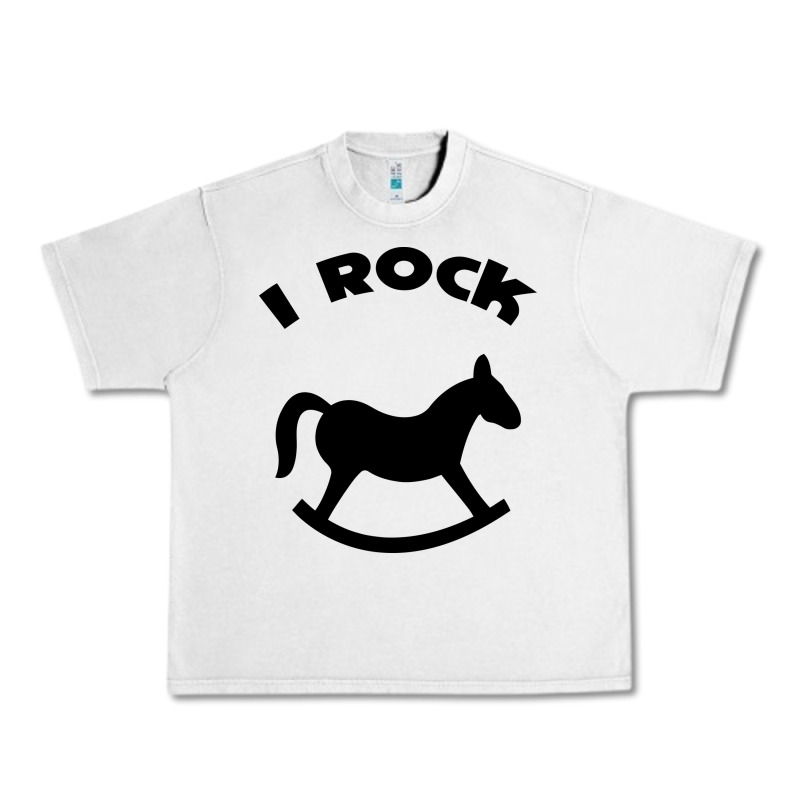 I Rock Funny Urban Heavy Tee by artisFamous | Teevron