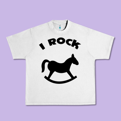 I Rock Funny Urban Heavy Tee Designed By Artisfamous