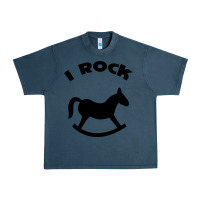 Midnight Navy i rock funny Urban Heavy Tee - artisFamous