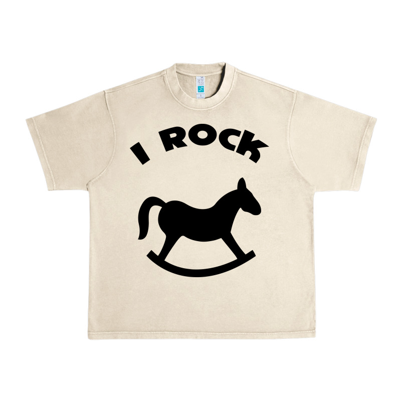 I Rock Funny Urban Heavy Tee by artisFamous | Teevron
