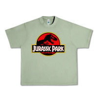 Oil Green jurassicc park cartoon Urban Heavy Tee - artisFamous