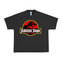 Pigment Black jurassicc park cartoon Urban Heavy Tee - artisFamous