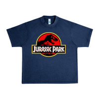 Navy jurassicc park cartoon Urban Heavy Tee - artisFamous