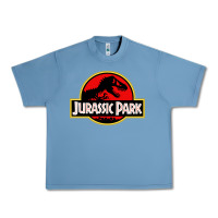 Pebble Blue jurassicc park cartoon Urban Heavy Tee - artisFamous