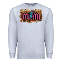 Heather Grey Leopard Mimi Lightning Premium Sweatshirt - RanaPortraitStore