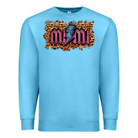 Ocean Blue Leopard Mimi Lightning Premium Sweatshirt - RanaPortraitStore