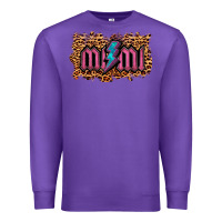 Purple Leopard Mimi Lightning Premium Sweatshirt - RanaPortraitStore