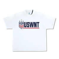 White uswnt classic Urban Heavy Tee - artisFamous
