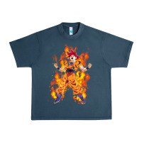 Midnight Navy goku super sayan Urban Heavy Tee - artisFamous