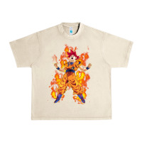 Sandshell goku super sayan Urban Heavy Tee - artisFamous