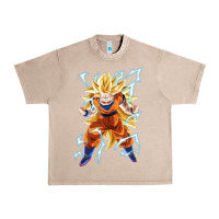 French Oak super saiyan Urban Heavy Tee - artisFamous