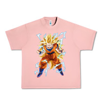 Salmon super saiyan Urban Heavy Tee - artisFamous
