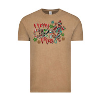 Vintage Coffee Merry Christmas Vintage Tee - CowhideDigitalArt