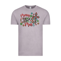 Vintage Zinc Merry Christmas Vintage Tee - CowhideDigitalArt