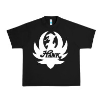 White And Black Hank Art Urban Heavy Tee | Teevron