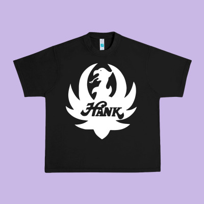 White And Black Hank Art Urban Heavy Tee Designed By Artisfamous
