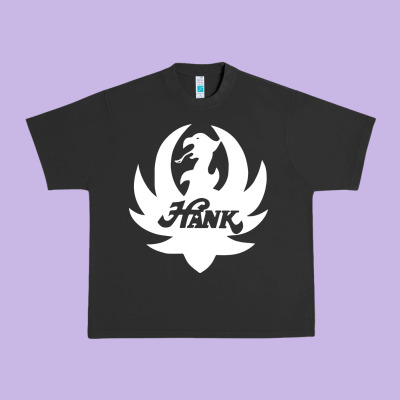 White And Black Hank Art Urban Heavy Tee Designed By Artisfamous