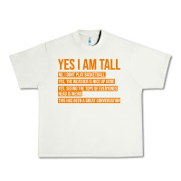 Pistachio yes i am tall Urban Heavy Tee - artisFamous