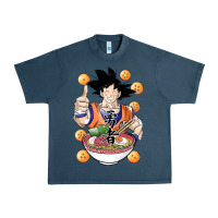 Midnight Navy Saiyan Ramen Urban Heavy Tee - artisFamous