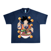 Navy Saiyan Ramen Urban Heavy Tee - artisFamous