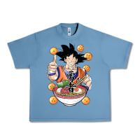 Pebble Blue Saiyan Ramen Urban Heavy Tee - artisFamous