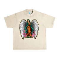 Sandshell Angel Wing Lady of Guadalupe Urban Heavy Tee - Jasminsmagicworld