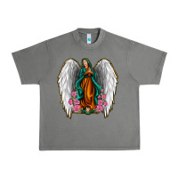 Tornado Angel Wing Lady of Guadalupe Urban Heavy Tee - Jasminsmagicworld