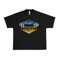 Black NIGHT RANGER Music Urban Heavy Tee - artisFamous