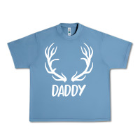 Pebble Blue Daddy Deer Urban Heavy Tee - artisFamous