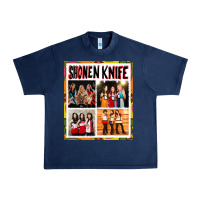 Navy Shonen knife Urban Heavy Tee - artisFamous