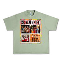Oil Green Shonen knife Urban Heavy Tee - artisFamous