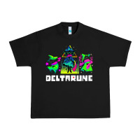 Black Deltarune Urban Heavy Tee - artisFamous