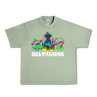 Oil Green Deltarune Urban Heavy Tee - artisFamous