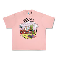 Salmon wavves Urban Heavy Tee - artisFamous