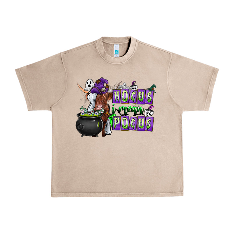 Hocus I Mean Pocus Urban Heavy Tee by CowhideDigitalArt | Teevron