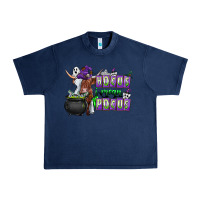 Navy Hocus i Mean Pocus Urban Heavy Tee - CowhideDigitalArt