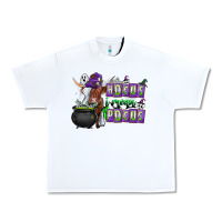 White Hocus i Mean Pocus Urban Heavy Tee - CowhideDigitalArt