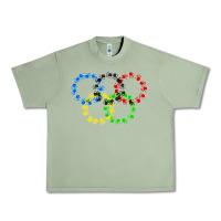 Oil Green winter olympics Urban Heavy Tee - artisFamous
