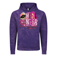 Cloud Purple heal cancer for nothing is impossible with god Vintage Hoodie - BarkalooDesign