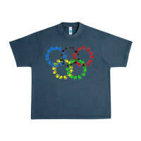 Midnight Navy winter olympics Urban Heavy Tee - artisFamous