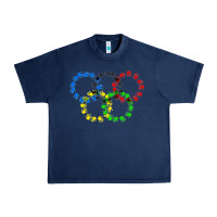 Navy winter olympics Urban Heavy Tee - artisFamous