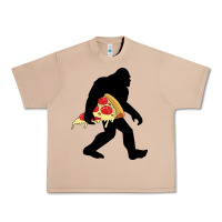 Burro bigfoot carrying pizza Urban Heavy Tee - artisFamous