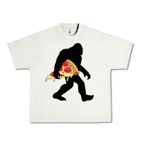 Pistachio bigfoot carrying pizza Urban Heavy Tee - artisFamous