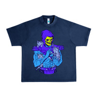 Navy skeletor's cat premium scoop csic las Urban Heavy Tee - artisFamous