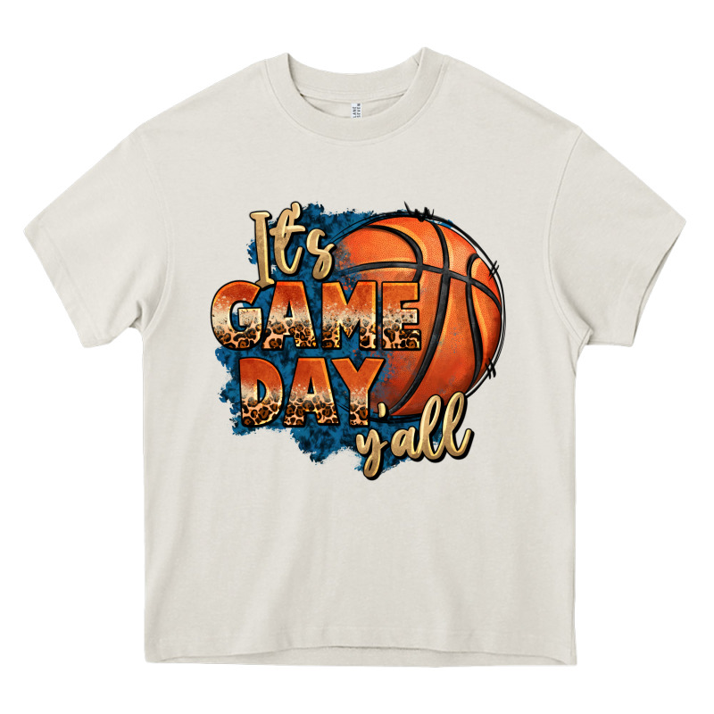 It's Game Day Y'all Basketball Heavy Core Tee by FaDigitalArtStudio | Teevron