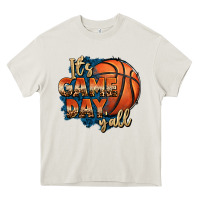 Cream it's game day y'all basketball Heavy Core Tee - FaDigitalArtStudio