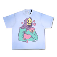 Grape Ice skeletor's cat premium scoop classic Urban Heavy Tee - artisFamous