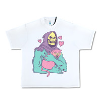 White skeletor's cat premium scoop classic Urban Heavy Tee - artisFamous