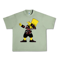 Oil Green dabbing bart Urban Heavy Tee - artisFamous
